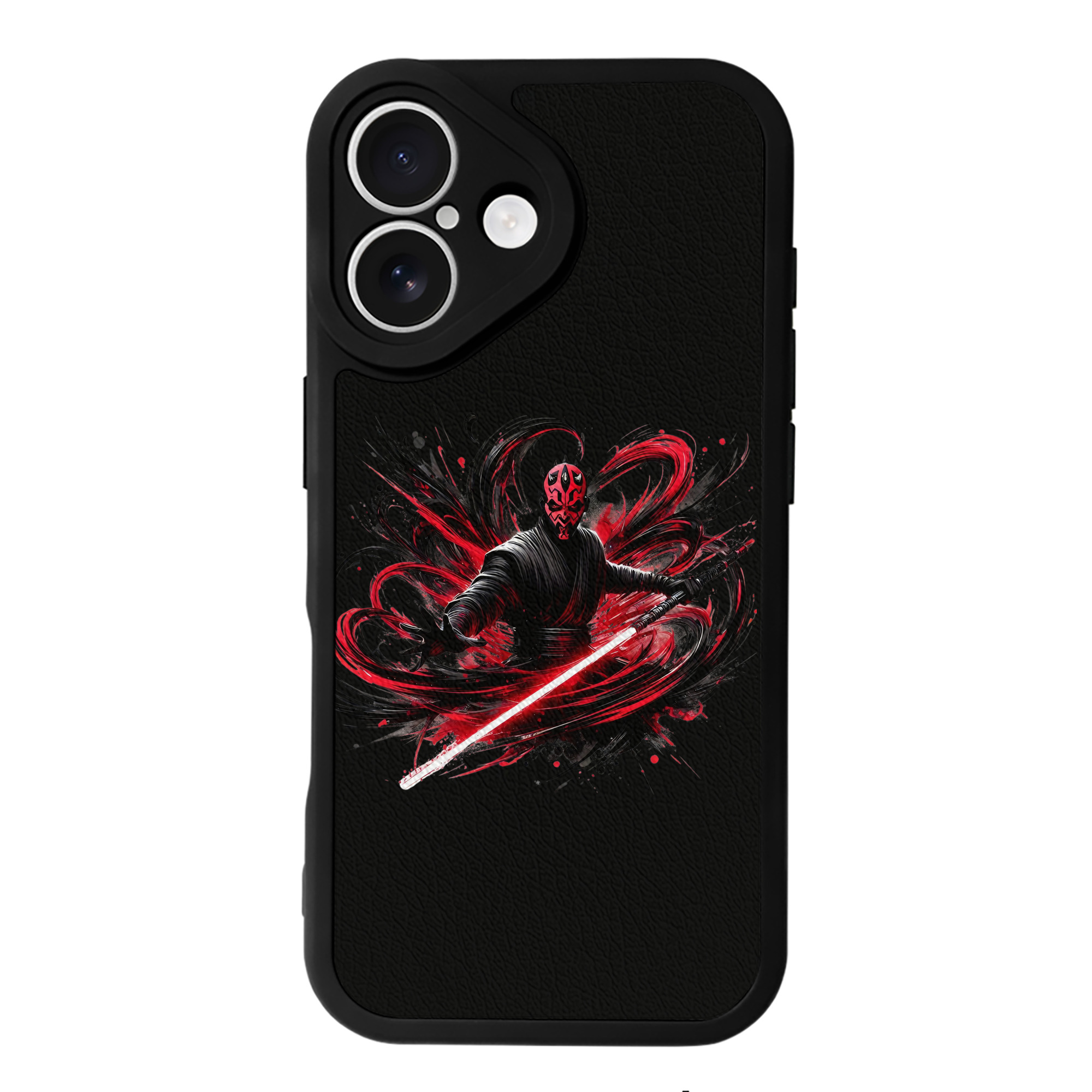 （画像用） スター・ウォーズ Star Wars 【iPhone 16シリーズ対応】シリコンスマホケース（レザー調） 材質：シリコン